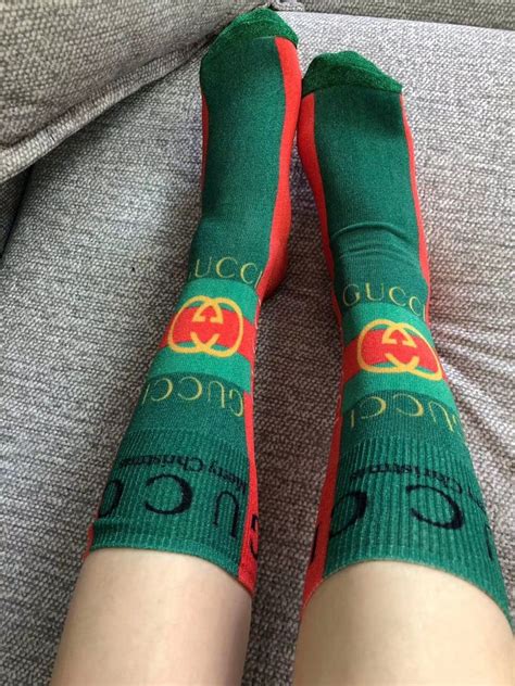 gucci socks large|gucci thigh high socks.